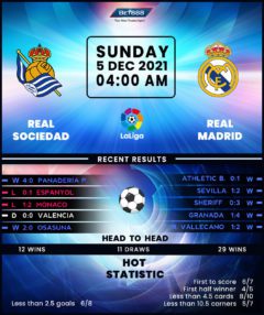 Real Sociedad vs Real Madrid