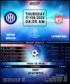 Inter Milan vs Liverpool