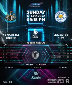 Newcastle United vs Leicester City