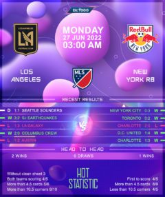 Los Angeles vs New York Red Bulls