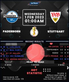 Paderborn vs Stuttgart