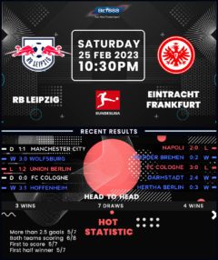 RB Leipzig vs Eintracht Frankfurt