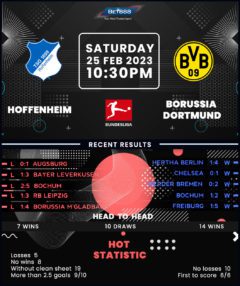 TSG Hoffenheim vs Borussia Dortmund