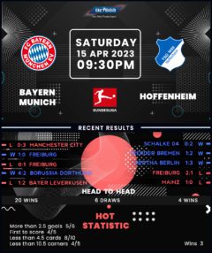 Bayern Munich vs TSG Hoffenheim