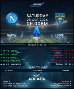 Napoli vs Lecce