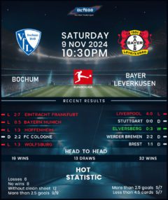 Bochum vs Bayer Leverkusen